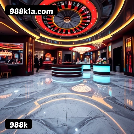 Interface do aplicativo 988k mostrando jogos disponíveis no iOS e Android